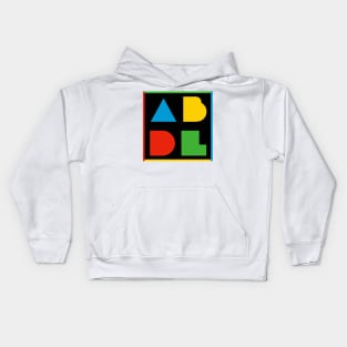 ABDL Logo Color Block - Black Kids Hoodie